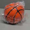 Silent Basketball Size 7 (29.5")  Grooved Airless Indoor Basketball for Quiet Dribbling and Indoor Training, Pro PU Foam Ball  Real Feel Higher Bounce Quieter (Orange)