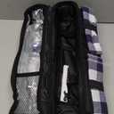 ALLCAMP Wine Bag - Insulated Cooler Bag with Wine Glasses, Bottle Opener & Wine Accessories for Wine Lovers - Portable Wine Gift Bag for Travel, Picnics, and Gift Ideas(Black)