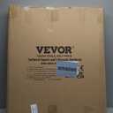 VEVOR Promotion Counter Table, Portable Tradeshow Podium Table, 30.91" x 14.96" x 71.46", Display Exhibition Counter Stand Booth Fair with Wall, Pop Up Podium with Storage Rack/Carrying Bag