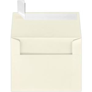 LUXPaper A2 Invitation Envelopes | Peel & Press | 4 3/8" x 5 3/4" | Natural Linen | 80lb. Text | 50 Qty LUXPaper A2 Invitation Envelopes | Peel & Press | 4 3/8" x 5 3/4" | Natural Linen | 80lb. Text | 50 Qty