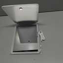 deweisn Folding Lighted Makeup Mirror with 72 LEDs 3 Colors Light Modes USB Rechargable 1800mA Batteries Portable Ultra Thin Compact Vanity Mirror Dimmable Travel Mirror (White)