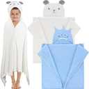 Preboun 1Pcs Hooded Towel for Kids 27.5 x 50 Inch Large Size Kids Bath Towel for 3-10 Yrs Soft Kids Hooded Bath Towel Absorbent and Kids Bathrobe Blanket for Boys Girls