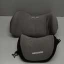 Car Lumbar Support Pillow and Car Neck Pillow Kit, Ergonomic Car Seat Headrest & Lumbar Cushion with Adjustable Strap for Neck Back Pain Relief, for Office Chair/Truck/Wheelchair (Gray)