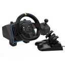 DOYO Gaming Steering Wheel with Pedals and Shifter for PC, Xbox One, PS4