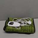 Deepsoon Heating Pad,Electric Heating Pads for Back,Neck,Abdomen,Moist Heating Pad for Shoulder,Knee,Arms,Legs,Dry/Moist Heat & Auto Shut Off,Christmas Gifts for Men and Women,Green Black,24x12 Inch