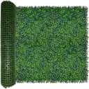 ODTORY Artificial Ivy Privacy Fence Wall Screen: 40X160 in(45 sqft) UV-Anti Faux Boxwood Roll Panels Greenery Backdrop Ivy Vine Leaf Hedges Fence Panels for Indoor Outdoor Green Wall Decor