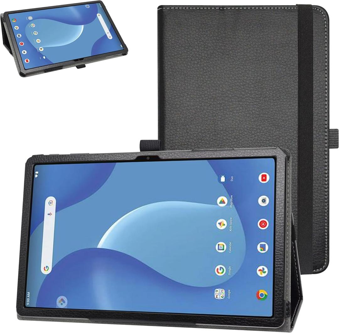 Bige for Onn 11 inch Tablet Pro 2023 Case,PU Leather Folio 2-Folding Stand Cover for Onn 11 inch Tablet Pro 2023 (2023 Model:100110027) 11" Tablets,Black
