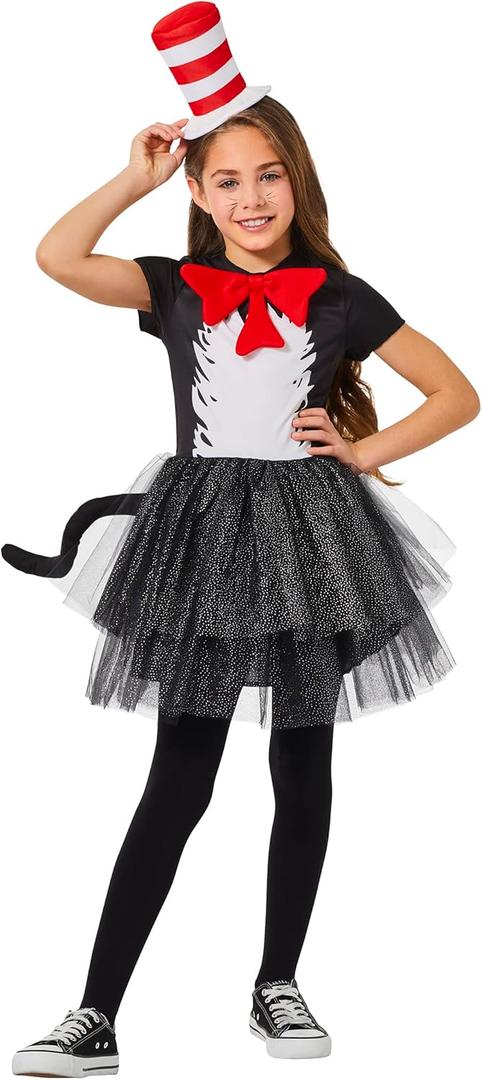 InSpirit Designs Dr. Seuss, Cat in the Hat Youth Dress Costume (Medium)