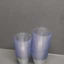 RACETOP 9 oz Clear Plastic Cups 100 packs, Disposable Plastic Party Cups Tumblers, Cocktail Cups, Perfect for Parties, Wedding and Events 4 Cups Has Small Crack