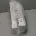 SPACELEAD Slim Storage Cart 3 Tier,Bathroom Organizer Rolling Utility, Mobile Shelving Unit Slide Out for Office, Kitchen, Laundry Room & Narrow Places,White