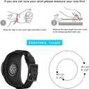 Compatible with Samsung Galaxy Watch 7/6/5/4/Watch 42mm/Watch 3 41mm/Active 40mm/Active 2/Gear S2 Classic/Sport /Fossil Q Gazer/Ticwatch 2/Garmin Vivoactive 3 Bands, 20mm Vintage Cuff Genuine Leather Band Strap for Men Women (Black)