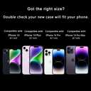 OOK Compatible with iPhone 14 Leopard Case with Wrist Strap, Black Leopard TPU Shockproof Protection Slim Cover with Camera Protection for Women Girls, for 6.1inch