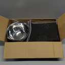 Elevated Dog Bowls, Metal Raised Dog Bowl Stand with 2 Thick 58oz Stainless Steel Food Bowls & Non-Slip Mat - 11.8" Tall for Medium/Large Breeds(Grey)