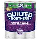 Quilted Northern Ultra Plush Toilet Paper, 12 Double Rolls, 12 = 24 Regular Rolls