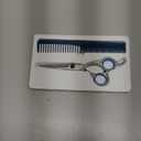 COOLALA Stainless Steel Hair Cutting Scissors 6.5 Inch Hairdressing Razor Shears Professional Salon Barber Haircut Scissors, One Comb Included, Home Use for Man Woman Adults Kids Babies