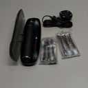 Aquasonic Black Series Ultra Whitening Toothbrush  ADA Accepted Electric Toothbrush- 8 Brush Heads & Travel Case  40,000 VPM Electric Motor & Wireless Charging - 4 Modes w Smart Timer (1 Count (Pack of 1))