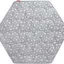 Hexagon Playpen Mat, Baby Playmat Fits Regalo Portable Play Yard 48 Inch and hiccapop 53" PlayPod Playpen, 6 Panel Playpen Mattress Non Slip Pad Mat