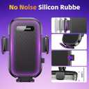 Upgraded Car Phone Holder Fits for BMW X3 2022 2023 2024,X4 2022 2023 2024 2025 Auto Accessories(Only fit for 12.3-Inch Screen),Cradles Adjustable Cell Phone Mount for 4-7 in Phones