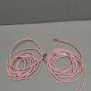 USBC Cable 10FT, 2Pack Long USBC Fast Charging Cable, Nylon Braided USB C to USB C iPhone Charger Cord Compatible with iPhone 17/16/15/Pro Max/Plus/Samsung Galaxy S23/LG and More-Pink