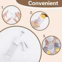 Cookie Press, Icing Precision Kit with 12 Nozzles - Dishwasher Safe & Non-Slip Grip, Buttercream Decorating Tool for Cakes, Cookies, Cupcakes, DIY Home Baking, Easy Clean Pastry Piping Kit