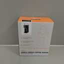 Tastyle Single Serve One Cup Coffee Maker, for K Cups and Grounds, Mini Coffee Maker with Portable Handle, 6 to 12 Oz Brew Size, for Travel, Camping, Office, RV and Dorm, 120V, Black and Gold