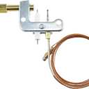 Replacement combustor Heaters Propane Gas Wall ODS Pilot Assembly thermocouple Lighter 120630-02 fits Vanguard Comfort Flame Glo-Warm Cozy Heat Kozy World Pro Com Desa International etc