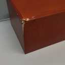 Heavy Slide-top Chess Pieces Storage Box Wooden Case