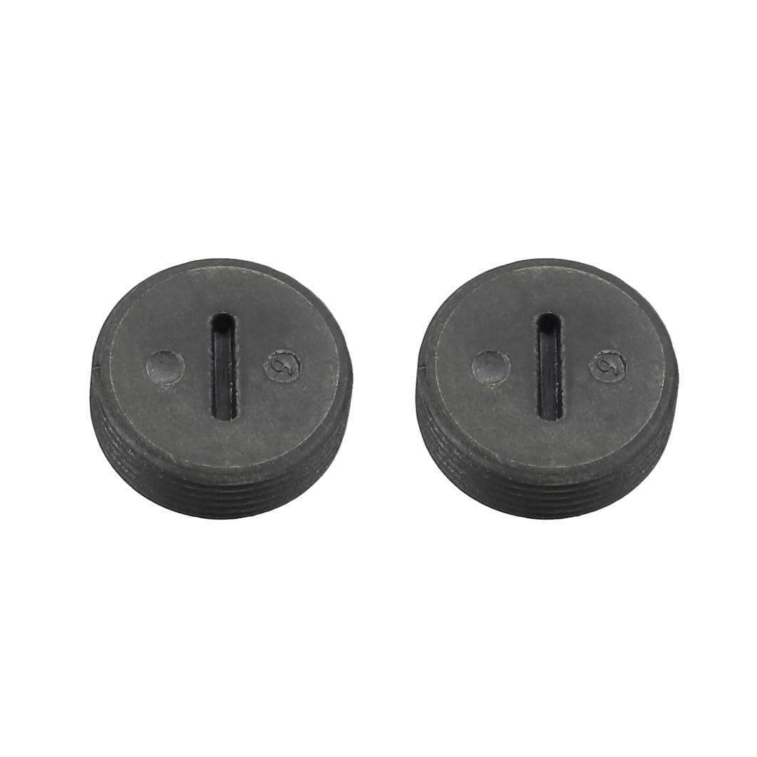 2pcs Replace 643650-4 Carbon Brush Holder Cap Component for Makita Miter Saw 5007F, 5007NB, 5900BK, 7104L, 9401, 9402, 9607B, 9609, 2708, LS1013, LS1040, LS1212
