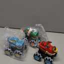 JOYIN 3 Pack Monster Truck Toy - Motion Activated Light Up Cars for Toddlers - Monster Glow Rover LED Wheels - Baby Boy Toys - Press and Go Dinosaur Trucks for Kids Boy Birthday Gifts