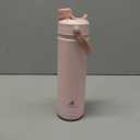 POWCAN 26 oz Insulated Water Bottle with 2-in-1 Straw and Spout Lid, Keep Cold 24H, Leak-Proof, Fits in Car Cup Holder, Stainless Steel Water Bottle for Sports, Travel, and School (Cotton Candy)