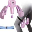 Thigh Trainer and Resistance Band Set, 0-110Lbs Adjustable Pelvic Floor Trainerfor Women, Inner Thigh Toning, Glutes & Full Body Workouts