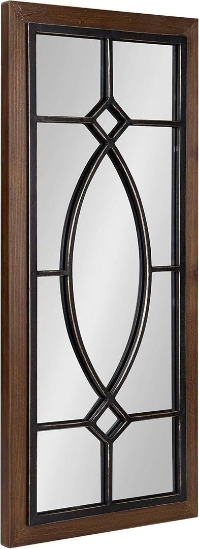 Kate and Laurel Bakersfield Wood Framed Mirror