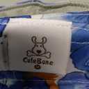 CuteBone Washable Dog Diapers Female No Tail Hole 3 Pack Reusable Doggie Period Training Pants for Docked-Tail Frenchie French Bulldog Boston Terrier Without Tail WWD04M (M)