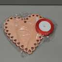 Syhood 4 Pcs Valentines Felt Heart Ornaments for Cabinet 8.3 Inch Cabinet Heart Decor Valentines Day Felt Hanging Big Pink Red Decorations for Kitchen Door Porch Wall Window Mantel (Red,Pink)