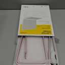 Nulaxy Laptop Stand, Ergonomic Aluminum Laptop Computer Stand, Detachable Laptop Riser Notebook Holder Stand Compatible with MacBook Air Pro, Dell XPS, HP, Lenovo More 10-16 Laptops - Rose Gold