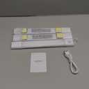 EZVALO Under Cabinet Lighting, Wireless Closet Lights, 50 LED Rechargeable Motion Sensor Light, Dimmable, 3 Color Temperatures, 11.8 inch Counter lights for Kitchen, Pantry, Bedroom, Wardrobe (3 Pack) (White)