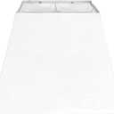 White Lamp Shade, 8''x8''Top 13''x13''Bottom 10'' Height, Square Lampshade Replacement Lamp Shade Natural Linen Hand Crafted for Table Lamps Floor Lamps Pendent Light, Assembly Required