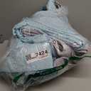 Cottolester Teal Quilt Set,Boho Bedspread Queen Size,Blue Sriped Plaid Bedding Set Soft Microfiber Quilt with 2 Pillow Shams 96"x90"