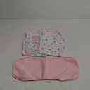 sleepyturtle 5 Pack Waterproof Baby Burp Cloths Extra Absorbent and Soft (Pink-bf)