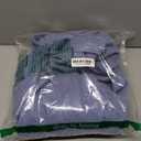 chouyatou Women's Notch Lapel Herringbone Wool Coat Formal Office Work Double Breasted Winter Pea Coat (Medium, Light Blue)