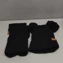 Remifa Kids Winter Hat  Scarf Set, Toddler Girls Boy Fleece Lined PomPom Beanie Hat Kint Neck Long Scarf Warm Mittens