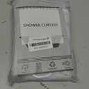 Grey Shower Curtain, Ombre Light Grey Marble Shower Curtain Set Modern Aesthetic Gray Ink Texture Waterproof Bathroom Curtain with Hooks, 72x72 Inch