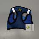 EcoBark Step in Dog Harness Reflective Soft Ultra Padded Mesh Dog Harnesses for XXS, XS, Small, and Medium Dogs Eco-Friendly Comfort Secure Halter No Pull Adjustable Pet Vest (Medium-11 to 17 lbs-Chest Up to 16 in (Pack of 1), Bright Blue Sport)