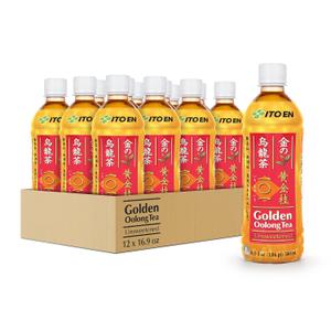 Ito En Tea Golden Oolong Tea, Unsweetened, 16.9 Ounce (Pack of 12), BBD: 06/26/26