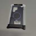 Compatible with Samsung Galaxy S23 Ultra Case with Magnetic Ring Stand, Military Drop Protection, Anti-Scratch/Anti-Fingerprint Translucent Matte Case for S23 Ultra (Dark Blue)