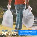 Reli. SuperValue 13 Gallon Trash Bags | 1000 Count Bulk | Tall Kitchen | Can Liners | Clear Multi-Use Garbage Bags