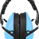 Soundproof Earmuffs for Kids Sleeping Children Safety Mini Noise Reduction Ear Muffs, Sky Blue