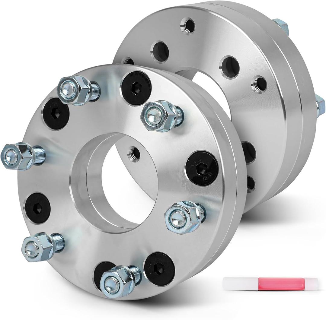 SCITOO 2Pcs Wheel Adapters 2 inch 5x4.5 to 6x5.5 Bore 74mm Studs 12x1.5 5 Lug Wheel Spacers Adapters Fit for for Ford Escape for Ford Fusion for Toyota Camry for Toyota for Tacoma