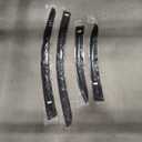 KPY Window Visor Compatible with Mitsubishi Lancer 2008-2017, 4PC Rain Guard Side Window Vent Deflectors Tape-On Mugen Style, 2008 2009 2010 2011 2012 2013 2014 2015 2016 2017