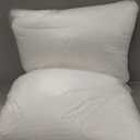 Oubonun 30 x 30 Throw Pillow Inserts, Firm and Fluffy Decorative Square Pillows for Couch Bed Sofa with Soft Cotton Cover White Cushion with Down Alternative Pack of 2